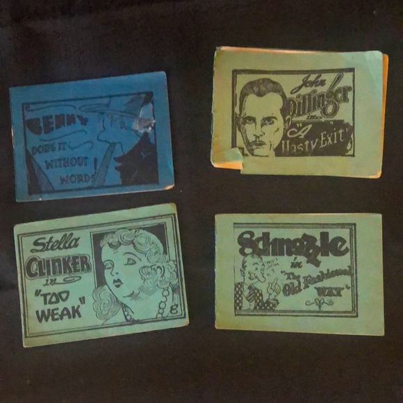 Tijuana bibles: American erotica circa 1930; set of 4 sexy cartoon pamphlets